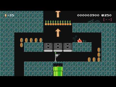 Cave Adventure by JoshieFTW - Super Mario Maker 2 - No Commentary 1bu