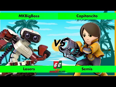 GOML PRE LOCAL: Mega GC #7 - MKBigBoss (Rob) vs Capitancito (Mii Gunner) Losers Semis - Ult Singles