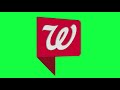 Walgreens Icon Green Screen Logo Loop Chroma Animation