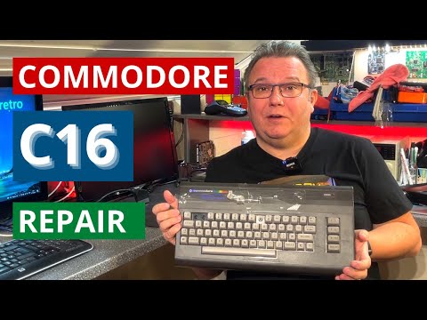 New gem in the collection: Commodore C16 + cassette repair and restoration