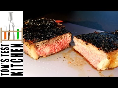 Reverse Sear Steak on the Saber IR Grill