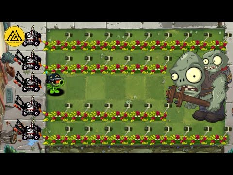 Pvz 2 Mega Gatling Pea Vs Big Head Gargantuar
