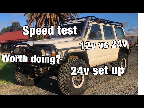 12v vs 24v winch comparison + 24v set up and more