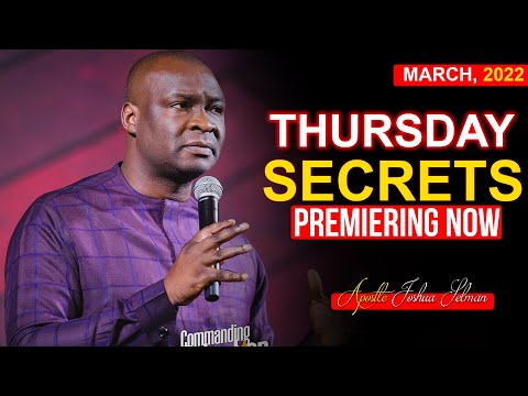 THURSDAY SECRETS, 31st March 2022 | Apostle Joshua Selman | Commanding your morning.