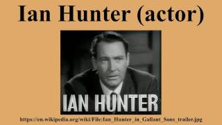 Ian Hunter (actor)