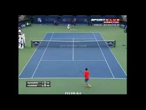 Andy Murray vs Novak Djokovic - ATP Dubai Semi-Final - Highlights 02/03/2012