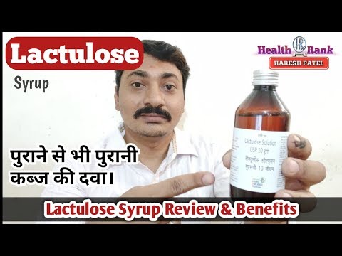 Lactulose oral solution/syrup for chronic constipation
