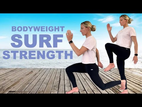 20 Minute Bodyweight Surf Workout (Follow Along) - Full body