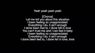 Yung Bleu &quot;Unappreciated” Lyrics