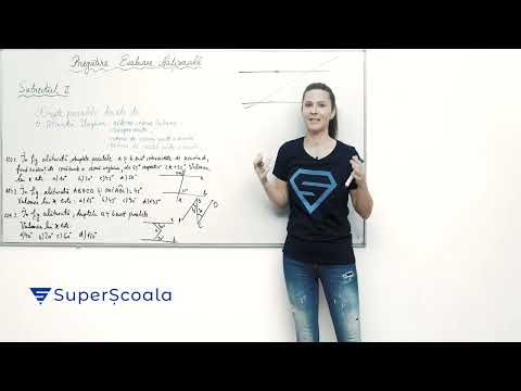 Drepte paralele tăiate de o secantă - Pregătire Evaluarea Națională - Subiectul 2