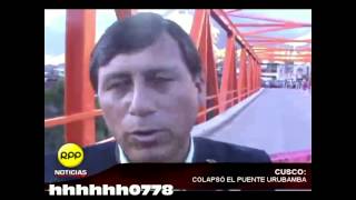 preview picture of video 'Cusco: Suspenden tránsito de vehículos por el puente Urubamba'