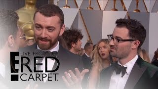 Sam Smith & Jimmy Napes' Tea Party at Oscars 2016 | Live from the Red Carpet | E! News