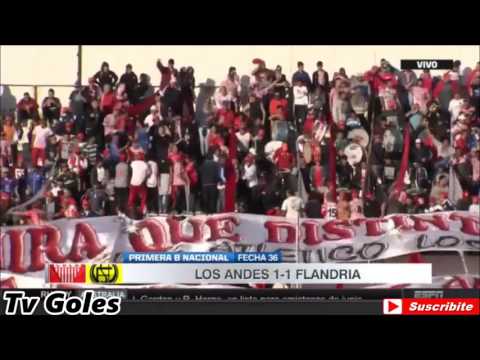 Los Andes 1 Flandria 1 - Nacional B 2016/17 (Fecha 36)