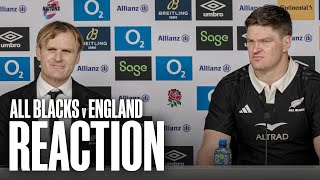 REACTIONS: Scott Barrett & Scott Robertson on England Test | Press Conference (London) Thumbnail
