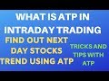 What Is Atp In Intraday Trading  - Find Out Next Day Stocks Trend