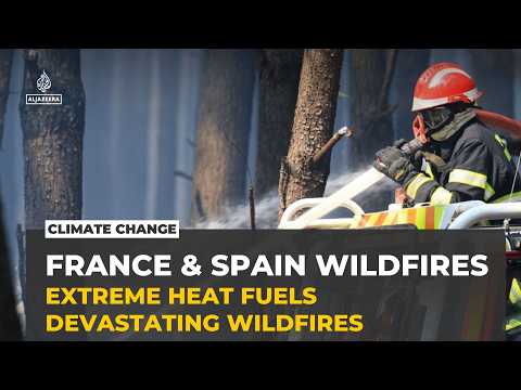 Spain and France battle devastating wildfires as extreme heat fuels early fire season