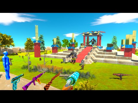 FPS AVATAR JURASSIC PARK RESCUE MISSION - Animal Revolt Battle Simulator ARBS