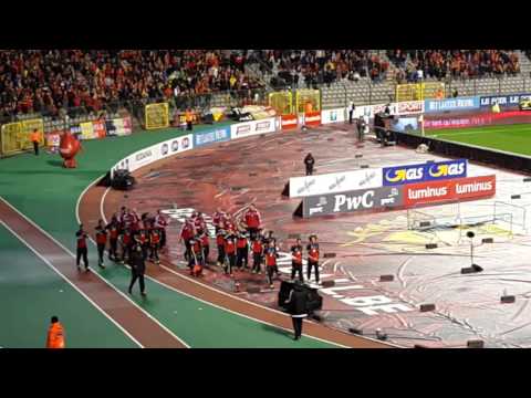 Team Belgium U17 during Half Time Belgium - Italy