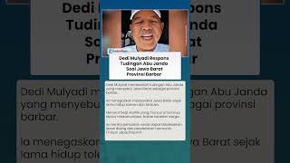 Dedi Mulyadi Respons Abu Janda Tuding Jabar Barbar, Ungkap Karakter Warganya