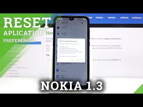 How to Reset App Preferences on NOKIA 1.3 – Restore App Defaults