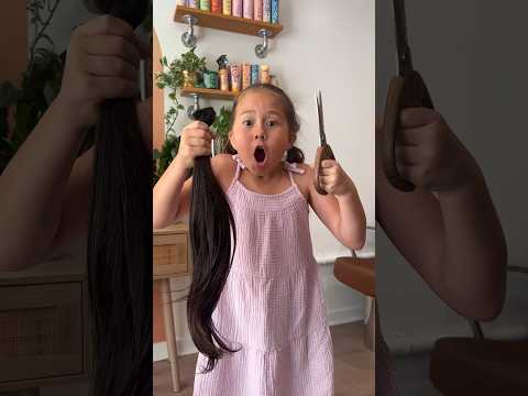 Rozzie Cuts OFF Dad’s LONG Hair! #shortsviral