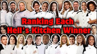 Hell's Kitchen - Winner Rankings (2025)