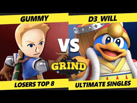The Grind 194 Top 8 - Gummy (Mii Swordfighter) Vs. D3_Will (Dedede) SSBU Ultimate Tournament
