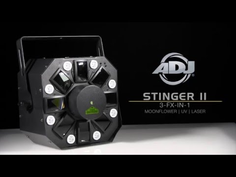ADJ Stinger II Moonflower, Laser, & UV Effect Light