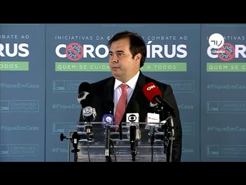 Coletiva - Maia fala sobre adiamento de eleições e fim do recesso de julho - 19/05/2020