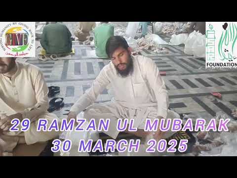 29 Ramadan iftar preparation & Distribution from Isarfoundation