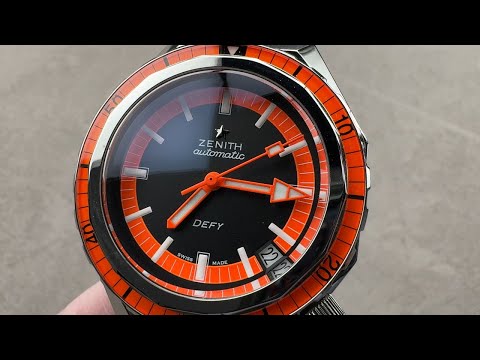 Zenith Defy Revival Organge (03.A3648.670/21.M3648) - Hands on Watch Review & Features