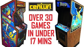 Over 30 Centuri Arcade Games In Under 17 Minutes