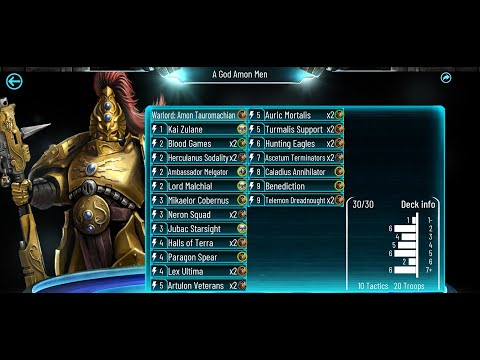 Good Deck 5: A God Amon Men (Amon Tauromachian) - Horus Heresy Legions