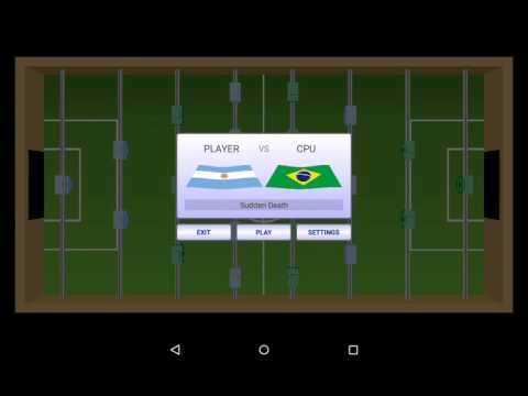 Virtual Table Football Video