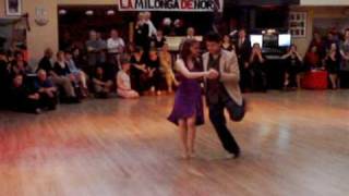 Federico Naveira y Ines Muzzopappa at LA MILONGA DE NORA part 3 of 4