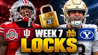 Week 7 LOCKS 🔒 Best Bets, Against The Spread Picks, Moneyline Sprinkles & More! 