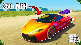 How To Do The FASTEST VEHICLE SPEED GLITCH In GTA 5 Online! (Go Over 350+ MPH)