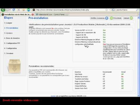 comment installer joomla