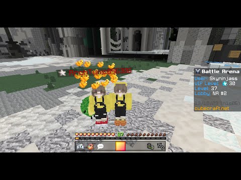 EPIC Minecraft CubeCraft FFA with Snowman Singing! IMissSm1