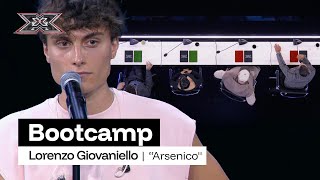 Lorenzo Giovanniello canta “Arsenico” di Aiello | X Factor 2025 Bootcamp 1