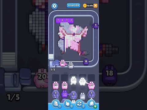 Pixel Flow Level 604 Walkthrough