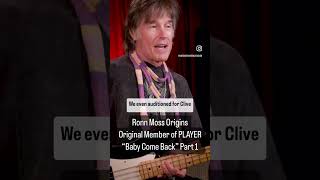Ronn Moss Origins "Baby Come Back"