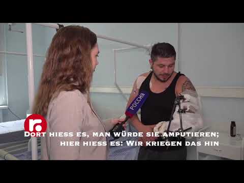 Dort hieß es, man würde sie amputieren; hier hieß es: Wir kriegen das hin