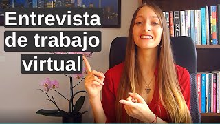 ¿Cómo prepararte para una entrevista de trabajo virtual? Michelle Engelmann