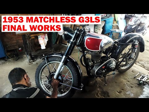 1953 MATCHLESS G3LS RESTORATION   FINAL WORKS