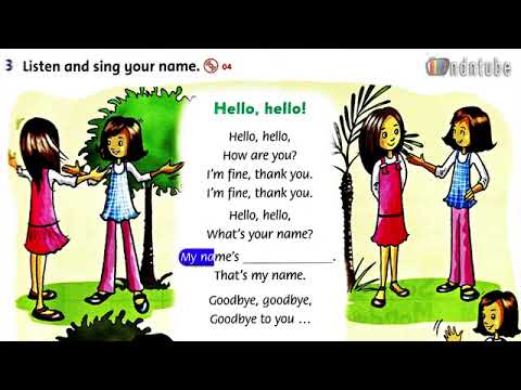 Family and friends. Song Hello Hello ! 1 - Starter.