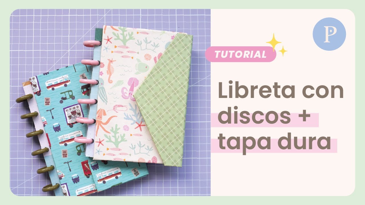 Libreta con discos + tapa dura
