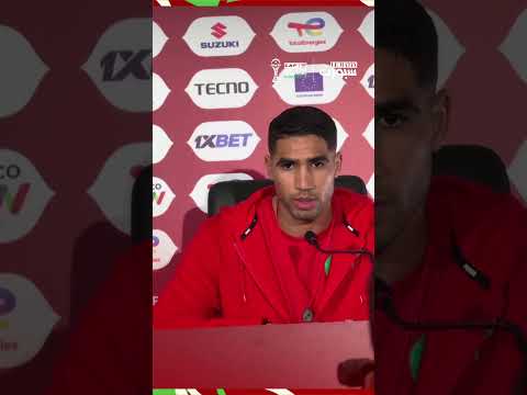 حكيمي: تنتظرنا مباراة قوية أمام زامبيا ونحن جاهزون للمواجهة