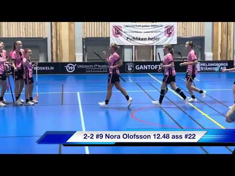 Juniorallsvenskan DJ18 Gantofta IBK -Åstorp/Kvidinge IBS 4-4