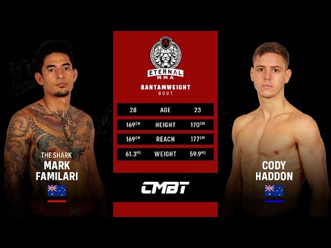 Eternal MMA 56 - Cody Haddon VS Mark Familiari - MMA Fight Video